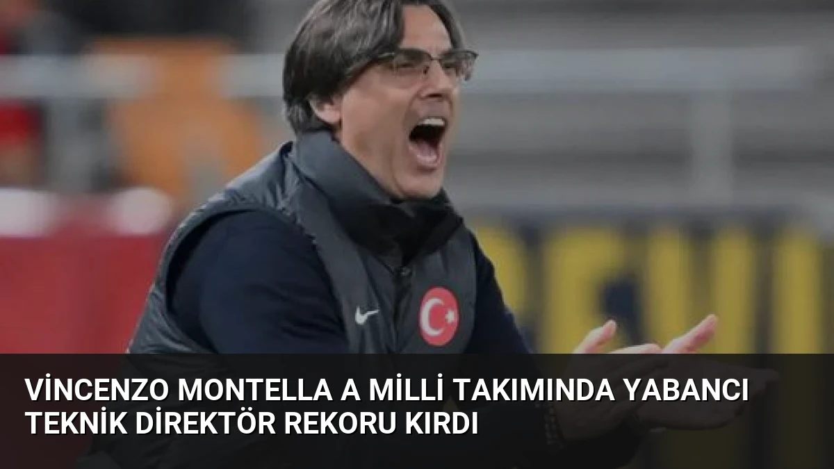 Vincenzo Montella A Milli Takımında Yabancı Teknik Direktör Rekoru Kırdı