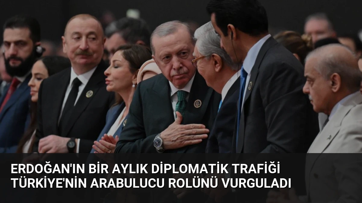 Erdoğan’ın Bir Aylık Diplomatik Trafiği Türkiye’nin Arabulucu Rolünü Vurguladı