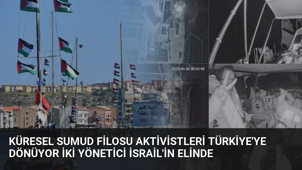 Küresel Sumud Filosu Aktivistleri Türkiye’ye Dönüyor İki Yönetici İsrail’in Elinde