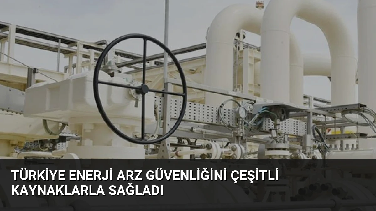 Türkiye Enerji Arz Güvenliğini Çeşitli Kaynaklarla Sağladı