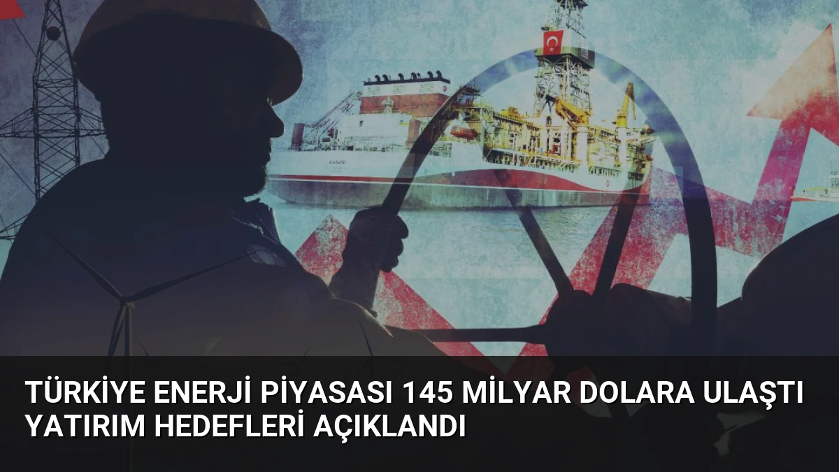 Türkiye Enerji Piyasası 145 Milyar Dolara Ulaştı Yatırım Hedefleri Açıklandı