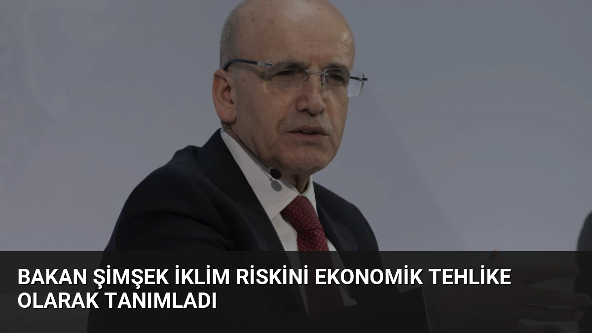 Bakan Şimşek İklim Riskini Ekonomik Tehlike Olarak Tanımladı