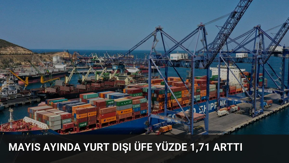 Mayıs Ayında Yurt Dışı ÜFE Yüzde 1,71 Arttı