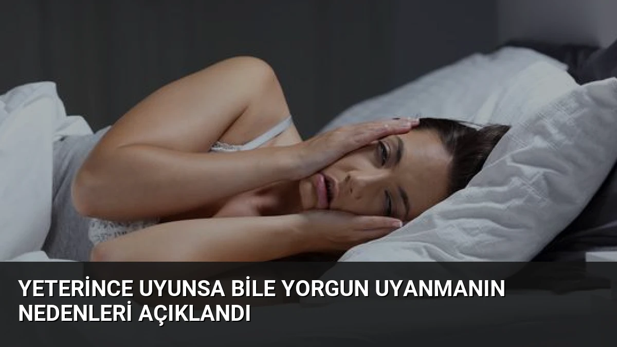 Yeterince Uyunsa Bile Yorgun Uyanmanın Nedenleri Açıklandı