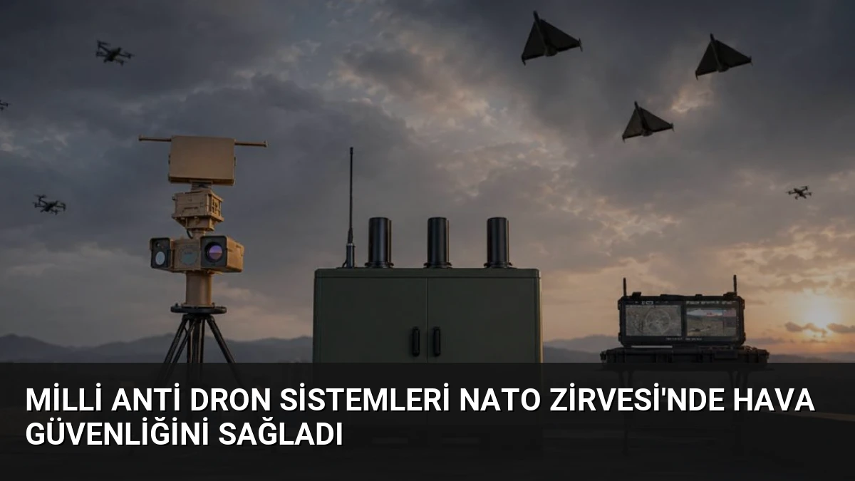 Milli Anti Dron Sistemleri NATO Zirvesi’nde Hava Güvenliğini Sağladı
