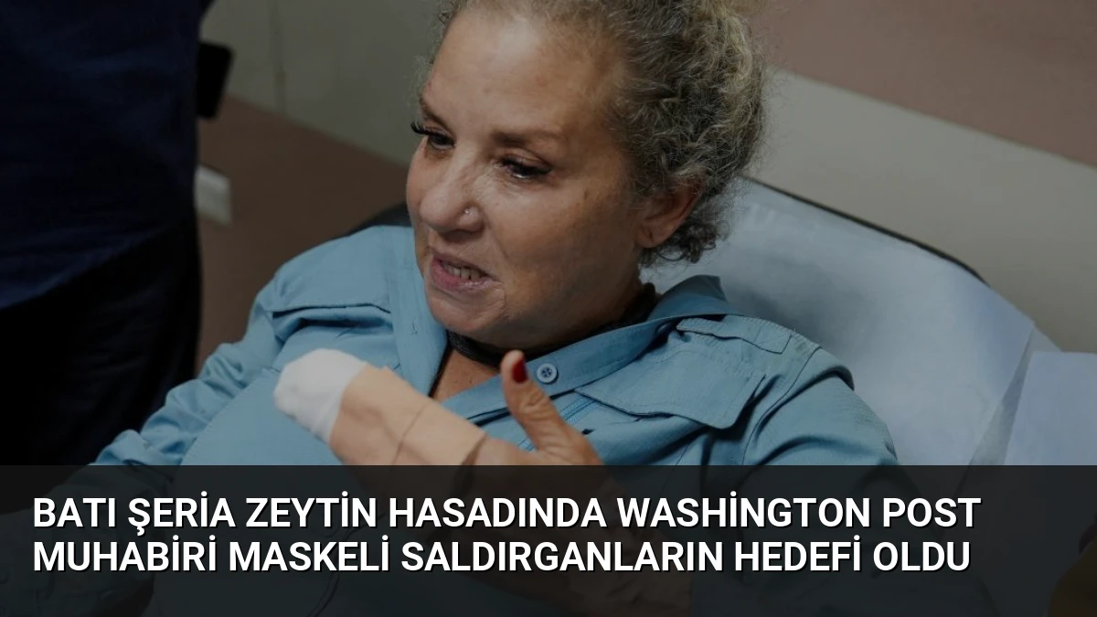 Batı Şeria Zeytin Hasadında Washington Post Muhabiri Maskeli Saldırganların Hedefi Oldu