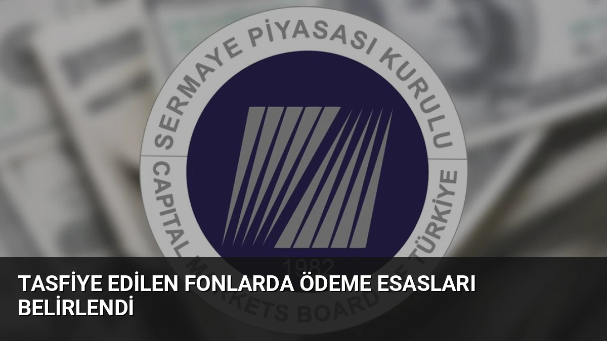 Tasfiye Edilen Fonlarda Ödeme Esasları Belirlendi
