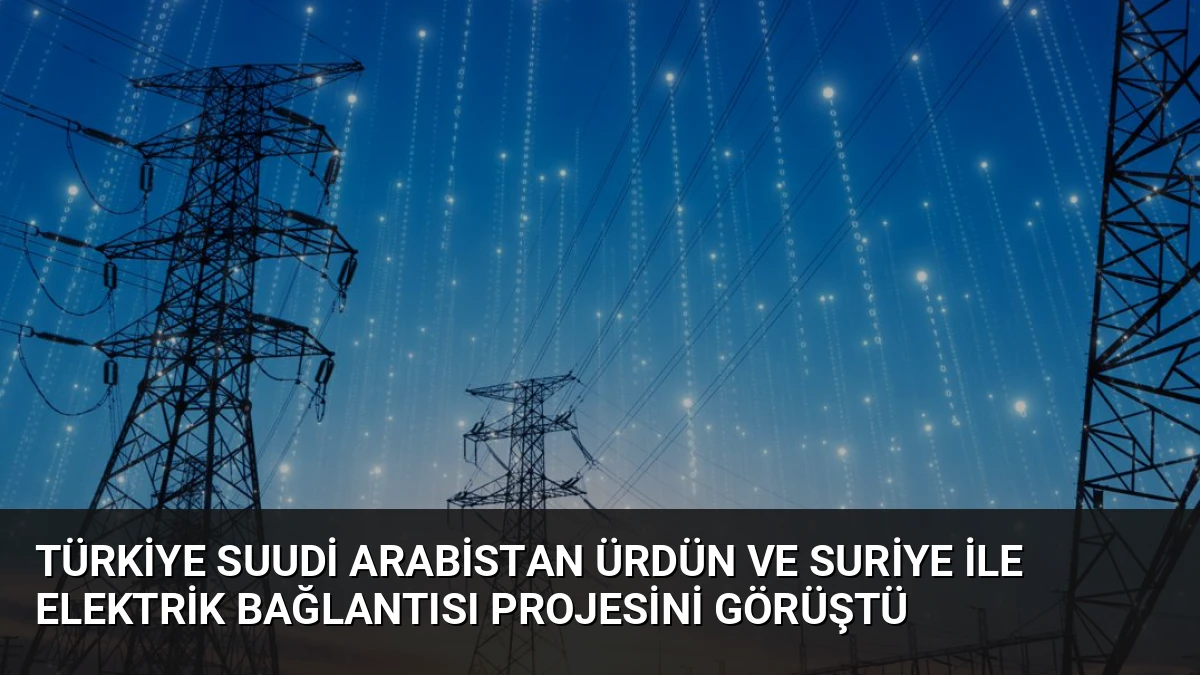 Türkiye Suudi Arabistan Ürdün ve Suriye ile Elektrik Bağlantısı Projesini Görüştü